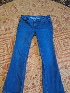 Soho Dark Blue Flare Jeans (Jea069)